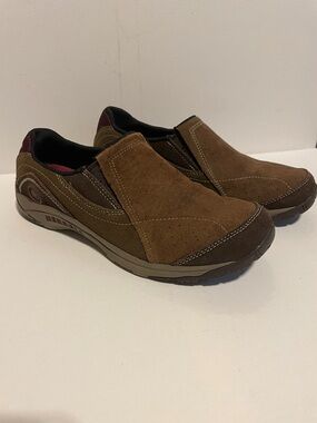 Men's Casual Slip-On Suede Comfort Shoes - Brown